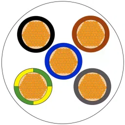 RS PRO 5 Core Power Cable 100 m 1 mm² White 300 V, 500 V, 7756173-image-98