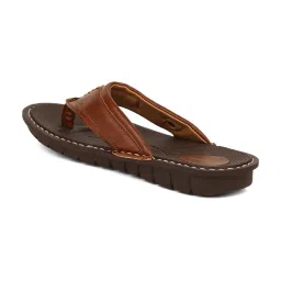 Bata Men's Cognac Thong Sandals image 5