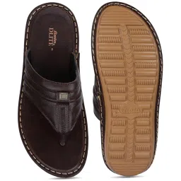 Bata Men's Brown Thong Sandals image 3