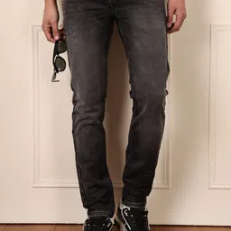 WROGN Men Comfort Slim Fit Light Fade Jeans-picture-12