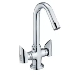 Rocio Dolphin Silver Brass Centre Hole Mixer-image-91