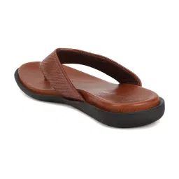 Hush Puppies by Bata Men's Tan Thong Sandals image 5