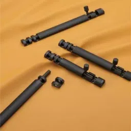 Atom 254 mm(10 Inch) Aluminium Black Phosphate Finish Tower Bolt TB002-254 mm(10 Inch)-BLK-102 (Pack of 2) image 3