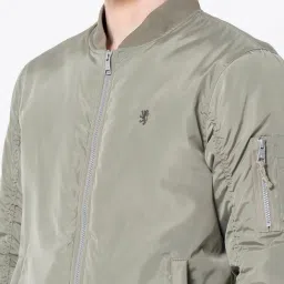 Red Tape Pastel Green Full Sleeves Mandarin Collar Jacket image 4