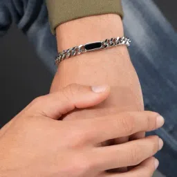 Police Black Vigor Seashell Chain Casual Bracelet-picture-25