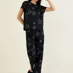 Sweet Dreams Women Geometric Printed Pure Cotton Night suit-picture-41