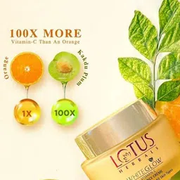 Lotus Herbals Set Of 2 WhiteGlow Vitamin C Radiance Cream 50 g & Radiance Face Serum 30 ml image 2