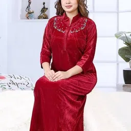 OVIDA Embroidered Maxi Nightdress image 5