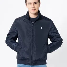 Red Tape Navy Full Sleeves High Neck Jacket image 1