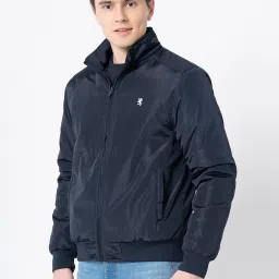 Red Tape Navy Full Sleeves High Neck Jacket image 3