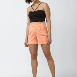 Forever 21 Orange Regular Fit Knit Shorts image 4