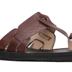 Bata Men's Wine Toe Ring Sandals image 4