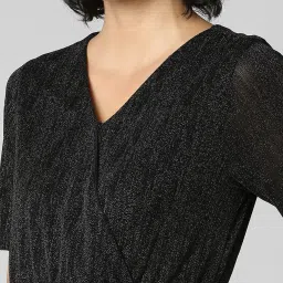 Only Black Textured Jumpsuit image 5