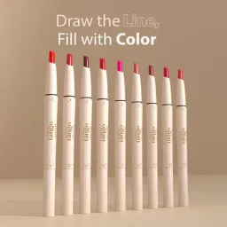 Glam21 Two To Tango 2 in 1 Lipstick & Lip Liner Duo Vivid Maroon 06 - 65 gm image 5