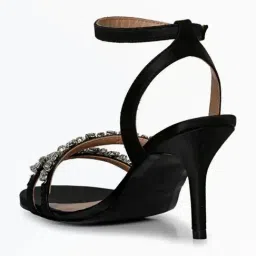 Saint G Women's Isla Black Ankle Strap Stilettos image 4