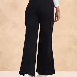 Mast & Harbour Women Wide Leg High-Rise Stretchable Jeans image 3