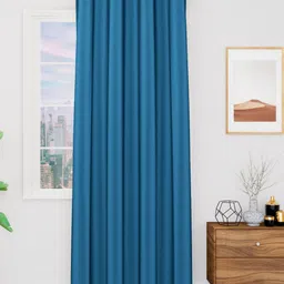 Myntra Elegant Homes Meh Collection Blue Blackout Window Curtain-picture-18