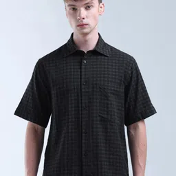 Flying Machine Men Relaxed Opaque Checked Casual Shirt image 3