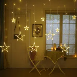 X4Decor Star Curtain 6+6 Pixel Led Light Warm White-image-37