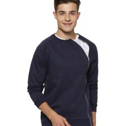 Campus Sutra Blue Solid Jacket-picture-22