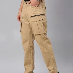 CINOCCI Men Relaxed Cargos Trousers image 3