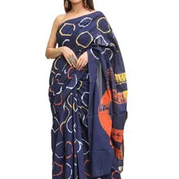 Pinkcity Trade World Red Pure Cotton Ikat Sarees-picture-31