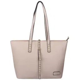 Giordano Beige Solid Tote Handbag-picture-13
