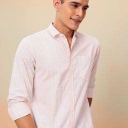 Mast & Harbour Men Standard Checked Pure Cotton Casual Shirt-picture-21