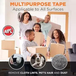 AIPL 48 mm x 65 m Transparent Bopp Tape for Packaging, BOPP-3823X48X65-72 (Pack of 72) image 4