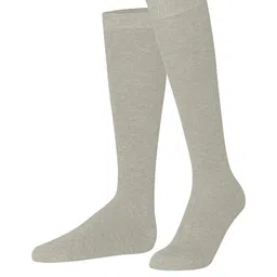 MUKHAKSH Pack of 6 Boys Grey Lycra Knee-Length Socks image 2