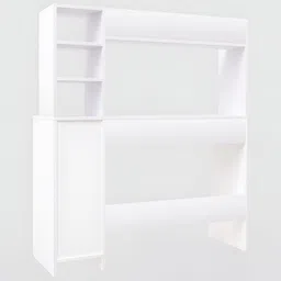 SPYDER CRAFT White Wooded Study Table image 3