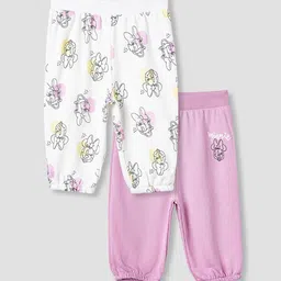 Juniors by Babyshop Girls Pack Of 2 Printed Cotton Mid-Rise Joggers-picture-32