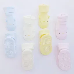 Kidofash Pair Of 4 Animal Detailed Socks - Multi Colour image 3