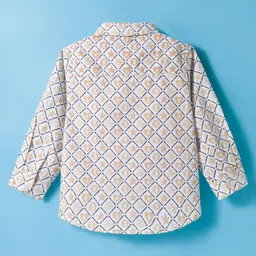 ToffyHouse Poplin Woven Full Sleeves Printed Party Shirt & Trouser Set With Bow & Suspender - Black image 4