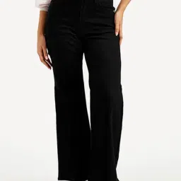 Levi's Women's High Rise Ribcage Bottom Black Jeans-picture-22