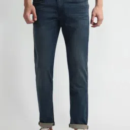 U.S. Polo Assn. Blue Cotton Slim Fit Jeans-picture-36