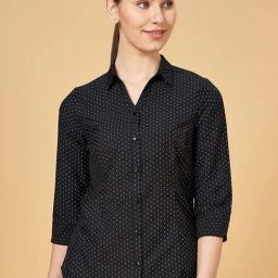 Annabelle by Pantaloons Black Polka Dots Shirt-picture-44