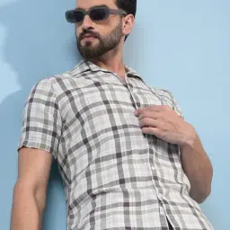 Crimsoune Club Multi Cotton Slim Fit Chequered Shirt-picture-40