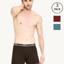 VIP Assorted Snug Fit Trunks - Pack of 3-picture-8