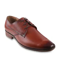 Metro Men's Tan Derby Shoes-picture-28