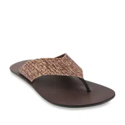 Metro Men's Brown Thong Sandals-image-49