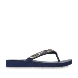 Skechers Women's MEDITATION Peacoat Navy Thongs Sandals-picture-18