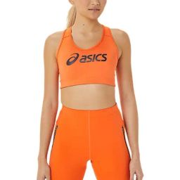 Asics Orange Logo Padded Sports Bra-picture-17