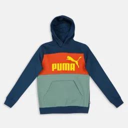 Essentials+ Colourblock Youth Regular Fit Hoodie-image-1