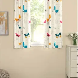 Urban Space Multicolor Cotton 7 Ft. Door Curtain With Stianless Steel Rings-picture-39