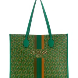 Guess Forest Logo Printed Silvana Tote Bag-image-9