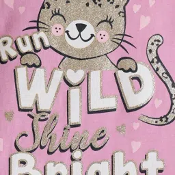 R&B Kids Pink Graphic Regular Fit T-Shirt image 5