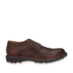 Delize Men's Brown Derby Slip-Ons image 2