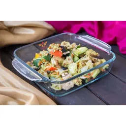 Femora Borosilicate Glass Microwave Safe Bakeware Kitchen Combo - Set of 6 image 3