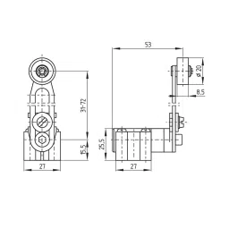 Schmersal Metal Enclosure M20x1.5 Screw Terminals Position Switch with Safety Function, Z4V7H 335-11Z-M20-RMS image 3